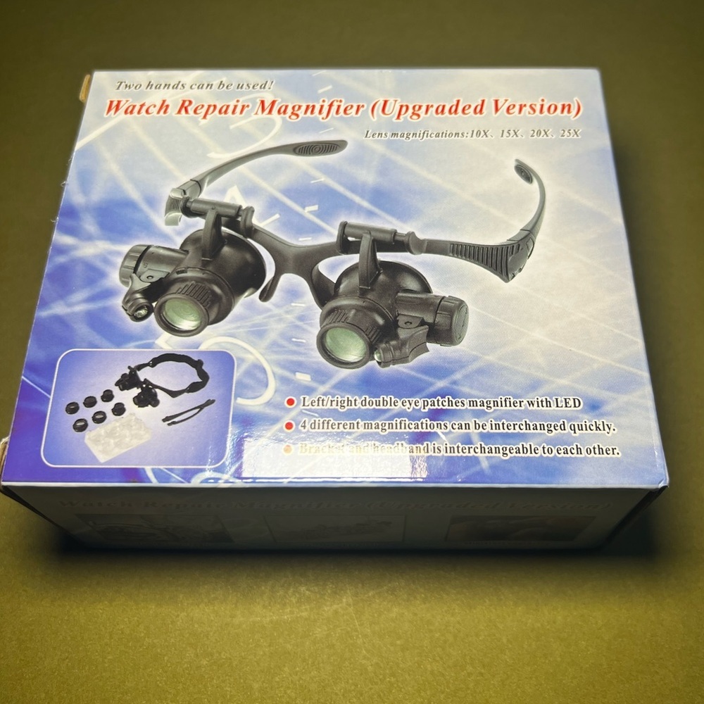 Watch Repair Magnifier with LED - NWT